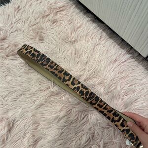 Leopard Print Belt